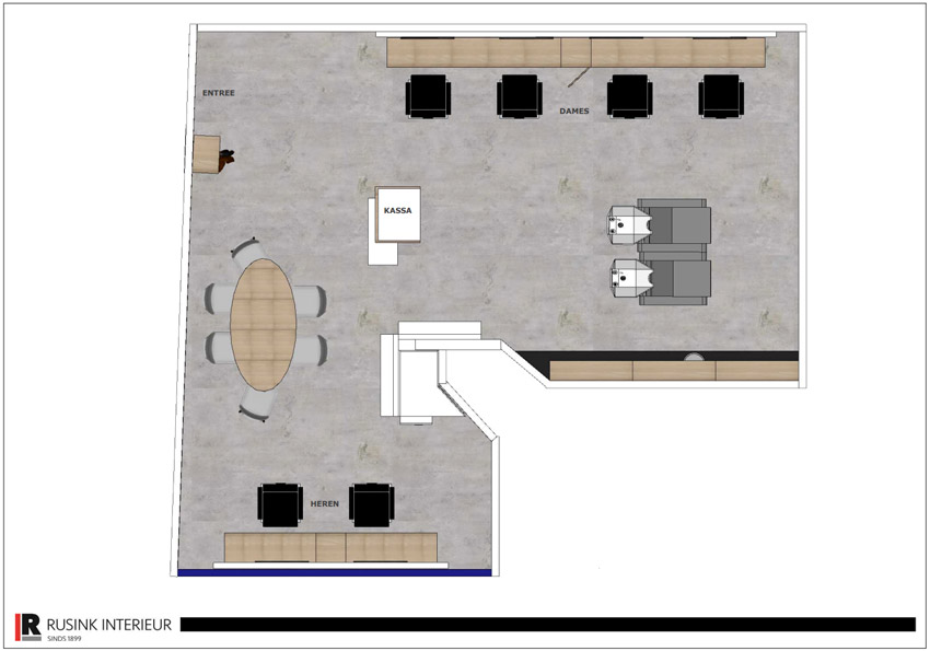 interieurbouw plattegrond