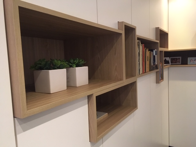 Wandkast met open vakken (2) Wandkast met open vakken