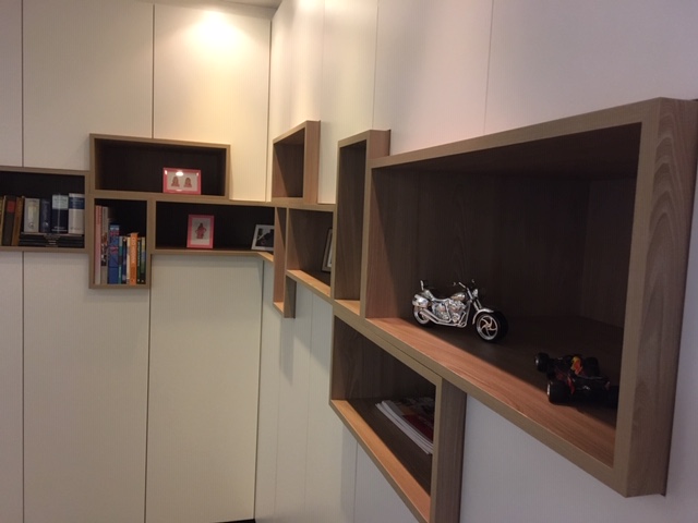 Wandkast met open vakken (3) wandkast met open vakken
